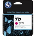 HP 712 Magenta Genuine Ink Cartridge (3ED68A)