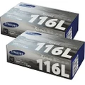 2 Pack Samsung MLT-D116L Genuine Toner Cartridges