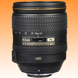 Image of Nikon AF-S NIKKOR 24-120mm F4 G ED VR f/4 G 24-120 - Brand New
