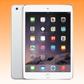 Apple iPad Mini 3 Wifi + Cellular (128GB, Silver) - Excellent