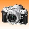 Olympus OM-D E-M10 Mark IV Mirrorless Camera with 14-42mm and 40-150mm EZ Lens Silver - Brand New