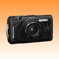 OM SYSTEM Tough TG-7 Digital Camera (Black) - Brand New