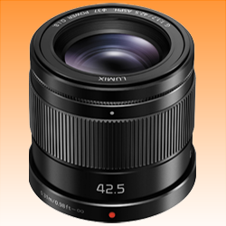 Image of Panasonic Lumix G 42.5mm f/1.7 ASPH POWER O.I.S Lens Black - Brand New