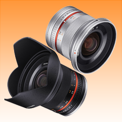 Image of Samyang 12mm f/2.0 NCS CS Black Lens For Fuji X - Brand New
