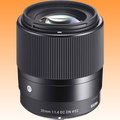 Sigma 30mm f/1.4 DC DN Contemporary Lens (FUJIFILM X) - Brand New