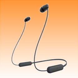 Image of Sony WI-C100 Wireless In-ear Headphones Black - Brand New