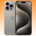 Apple iPhone 15 PRO MAX (256GB, Titanium) - Pristine