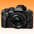 Olympus OM-D E-M10 Mark IV Mirrorless Camera with 14-42mm EZ Lens Black - Brand New