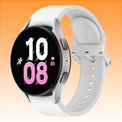 Samsung Galaxy Watch 5 (44MM, Silver, Aluminum) Australian Stock - Excellent