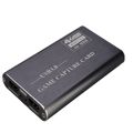 4K HDMI Recording Box USB3.0 Driver-free Game Broadcaster Microphone HD Capture Card-Black