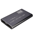 4K HDMI Recording Box USB3.0 Driver-free Game Broadcaster Microphone HD Capture Card-Black