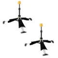2x Hercules Travlite Musical Instrument Stand Holder/Tripod for In'Bell Clarinet