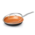 Kupferberg 24cm Ceramic Copper Non-Stick Induction Frying Pan w/ Lid