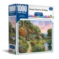 1000pc Crown Picturesque Series Sunset Cottage 68.5cm Jigsaw Puzzle Toy 8y+ Kids
