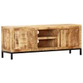 TV Cabinet 118x30x45 cm Solid Mango Wood vidaXL