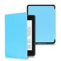 For Amazon Kindle Paperwhite 10th Generation 2018 Leather Case Smart Flip Cover Blue