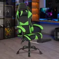 Advwin Gaming Chair Ergonomic Office Recliner Executive Computer Seat Green
