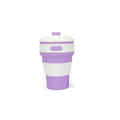 350ml Folding Coffee Cup Folding Cup Creative Water Cup Telescopic Cup Environmental Protection Cup-Purple