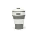 350ml Folding Coffee Cup Folding Cup Creative Water Cup Telescopic Cup Environmental Protection Cup-Grey
