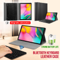For Samsung Galaxy Tab A 8.0"2019 Wireless Bluetooth Keyboard Case Cover-T290-T295-Black