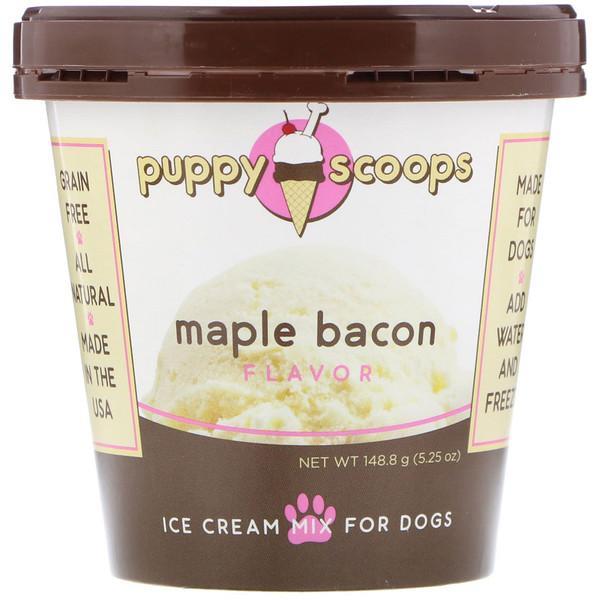 Puppy Cake Gourmet Ice Cream Mix For Dogs Maple Bacon Flavour (148.8g)