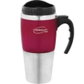 THERMOS THERMOCAFE 450ml TRAVEL MUG WITH HANDLE - RED