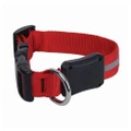 Nite Ize NiteDawg Red LED Light Glow/Flash Water Resistant Dog Collar 25-33cm S