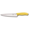 VICTORINOX CARVING KNIFE 19cm STRAIGHT EDGE - YELLOW