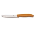 VICTORINOX STEAK AND TOMATO KNIFE 11cm WAVY EDGE - ORANGE