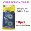 10x Roller Correction Tapes White Out Student Office Stationery Study Pen Ink