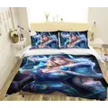 3D Sapphire Woman 302 CG Anime Bed Pillowcases Quilt Cover Set Bedding Set 3D Duvet cover Pillowcases