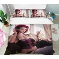 3D Glamour Woman 078 CG Anime Bed Pillowcases Quilt Cover Set Bedding Set 3D Duvet cover Pillowcases