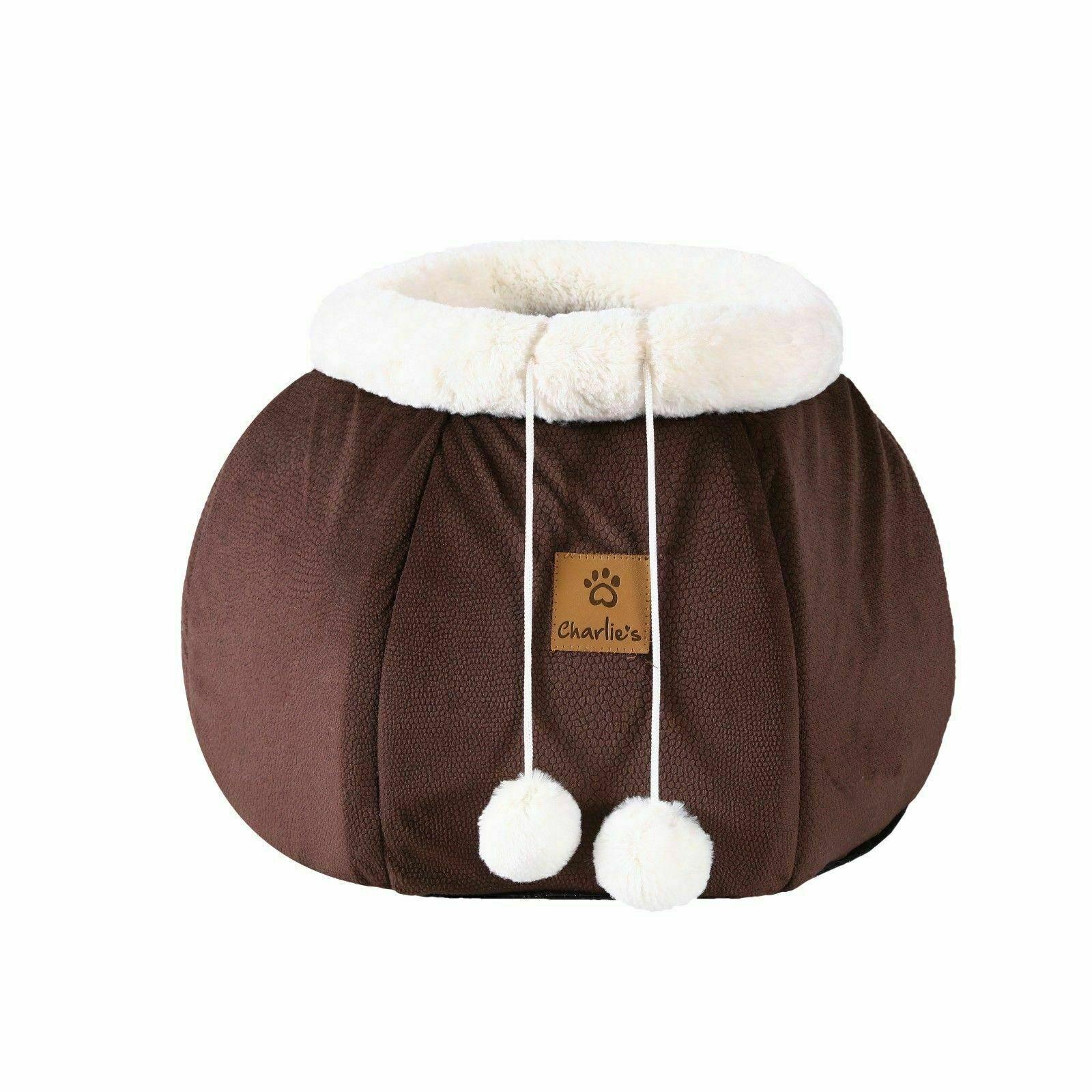 Charlie's Cat Bed Chocolate
