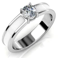 Marian Solitaire Ring Embellished With SWAROVSKI Crystals