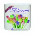 New Abc Blossom Deluxe 000111 Toilet Rolls 250 Sheet - White, 2Ply Polybag (48