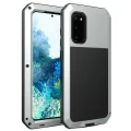 Metal Shockproof Aluminum HEAVY DUTY Case Cover - For Samsung Galaxy S20 / Silver