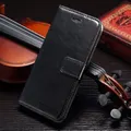 Magnetic Pu Leather Flip Wallet Credit Card Case Holder For Iphone 6 - Black