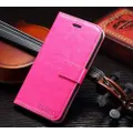 Magnetic Pu Leather Flip Wallet Credit Card Case Holder For Iphone 6 Plus - Pink