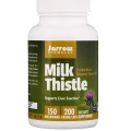 Jarrow Formulas Silymarin Milk Thistle 150mg Supports Healthy Clean Liver Function - 200 Veggie Caps