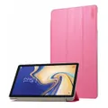 For Samsung Galaxy Tab S4 10.5i Case Rose Red Silk Texture PU Leather Folio Case
