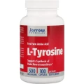 Jarrow Formulas L-Tyrosine Amino Acid Supports Brain Neurotransmitters - 500mg, 100 Capsules