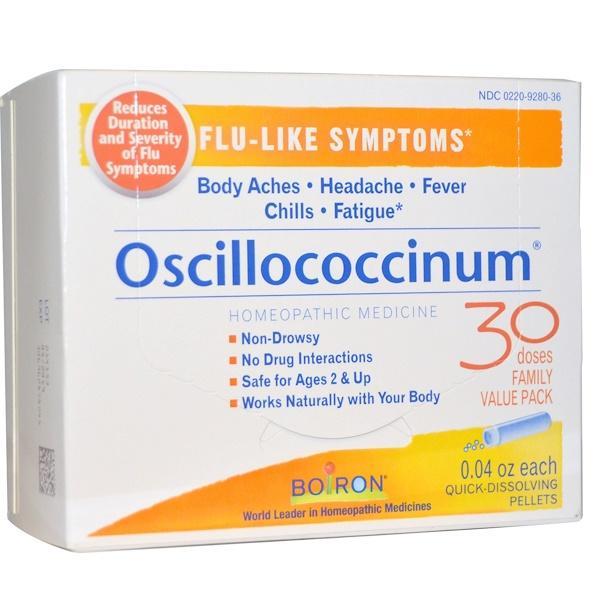 Boiron, Oscillococcinum, Flu-Like Symptoms, 30 Doses