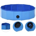 Foldable Dog Swimming Pool Blue 80x20 cm PVC vidaXL