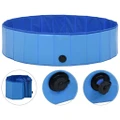 Foldable Dog Swimming Pool Blue 120x30 cm PVC vidaXL
