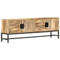 TV Cabinet 140x30x50 cm Solid Mango Wood vidaXL
