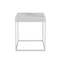 Cathy End Table - Marble White
