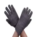 Bark Possum Merino and Silk Full Finger Gloves