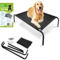 Bed Elevated Pet Dog Cot Outdoor Indoor Large Raised Frame Steel Camping 110cm D