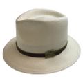 Premium STRAW HAT Panama Trilby Fedora Feather Sun Beach Brim Cap USA Made BR005 - Small (6 3/4"" - 6 7/8"")