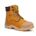 DIADORA Utility Craze w Zip Work Boots Composite Cap Workwear Shoes - Wheat - UK 5